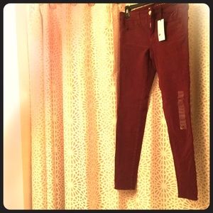 American Eagle Jegging in Burgundy 6 Regular